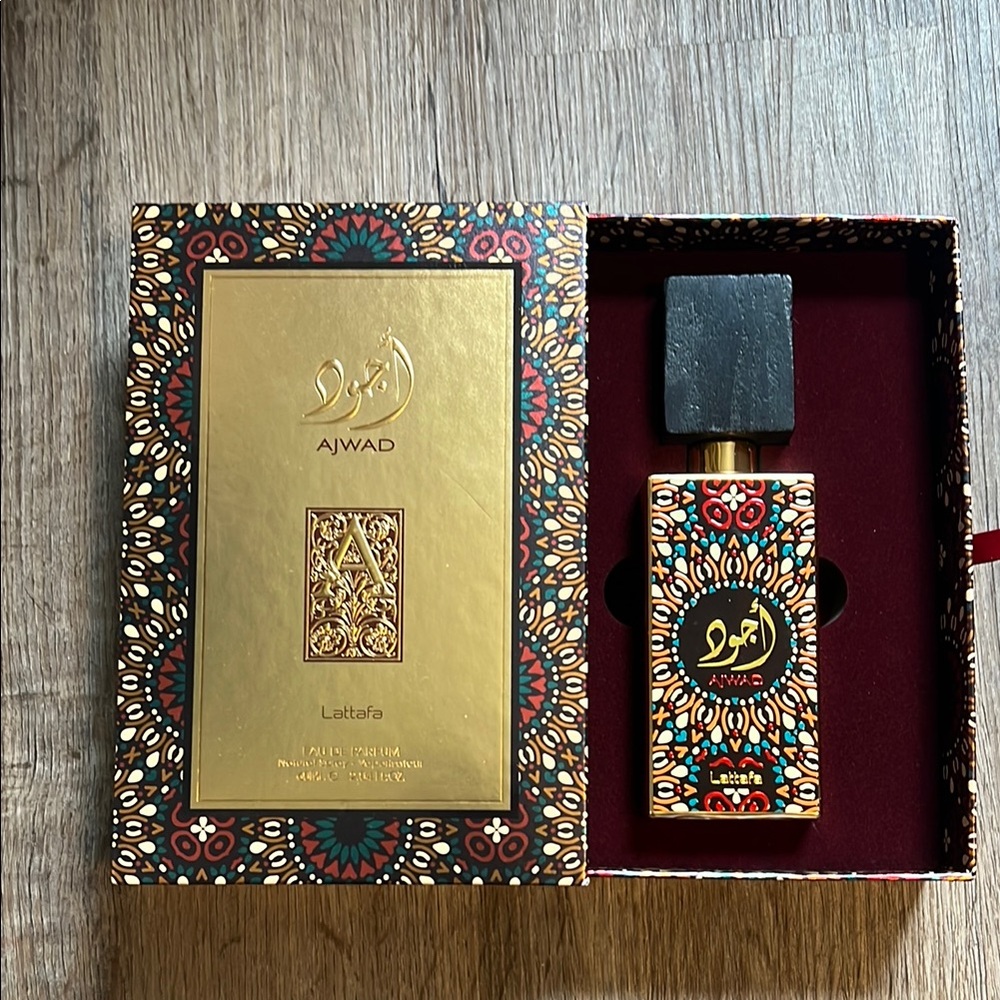 Ajwad Lattafa Perfume with Ornate Design